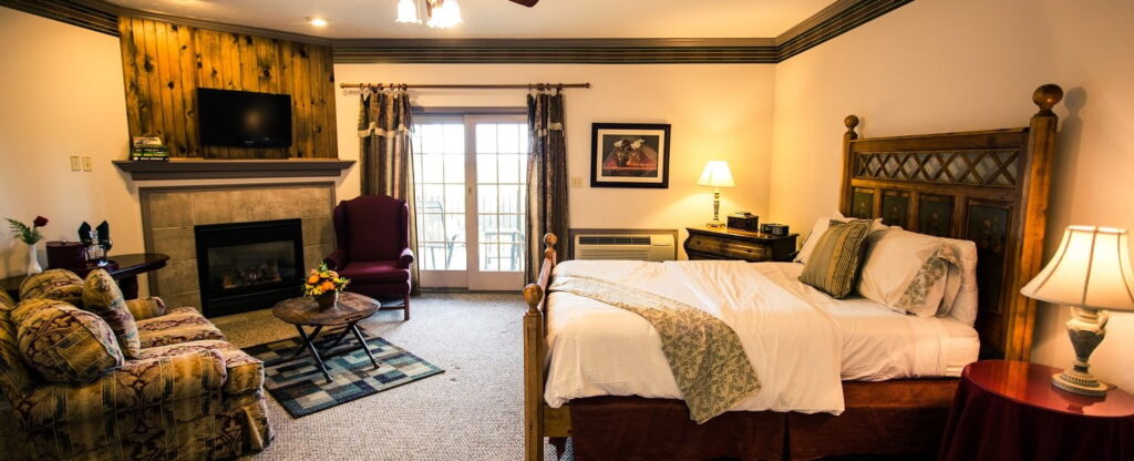 interior view of the calais suite