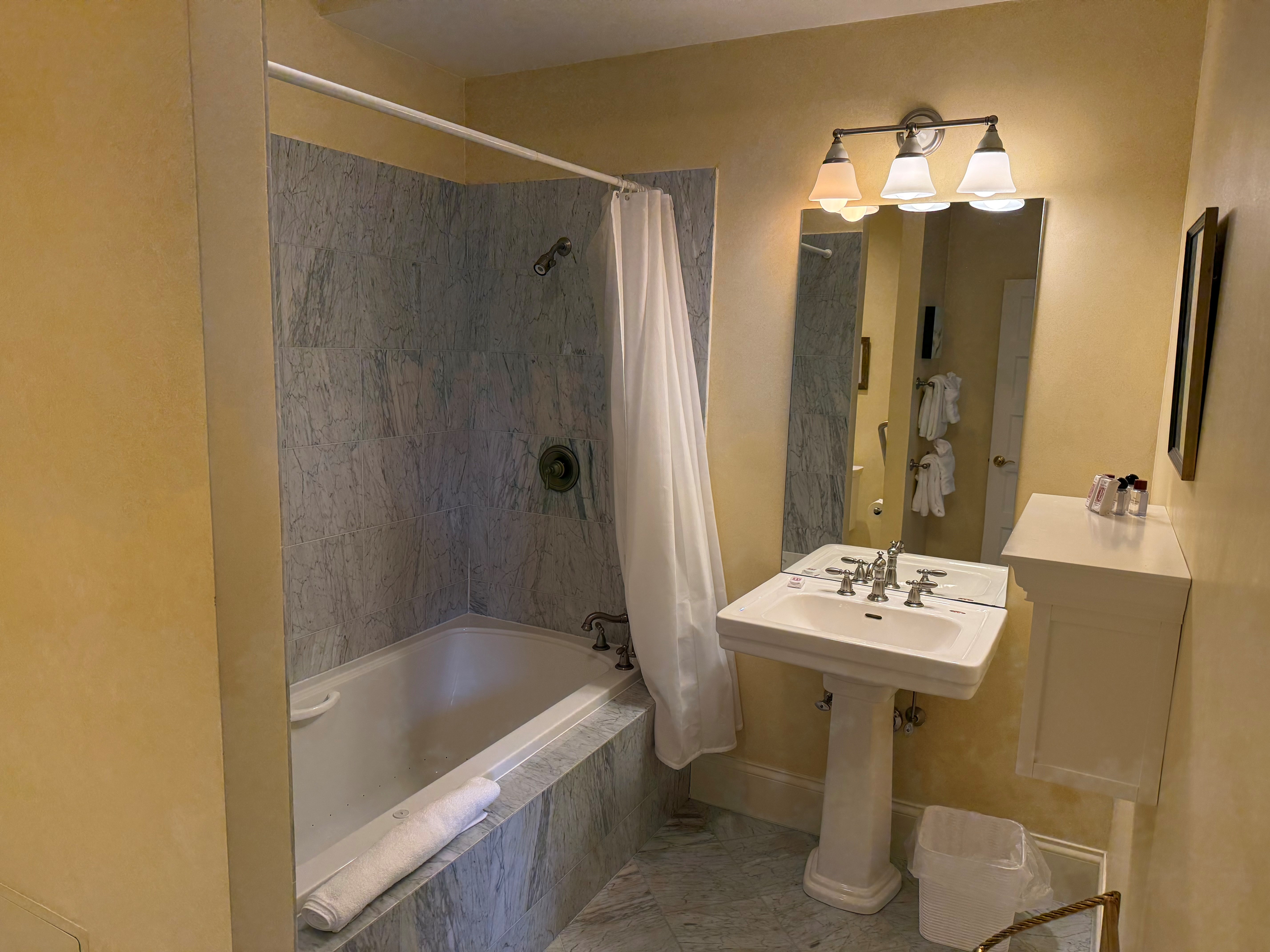 Lucy's Room | 2 Queen Beds & Soaking Tub | Belfry Meetinghouse