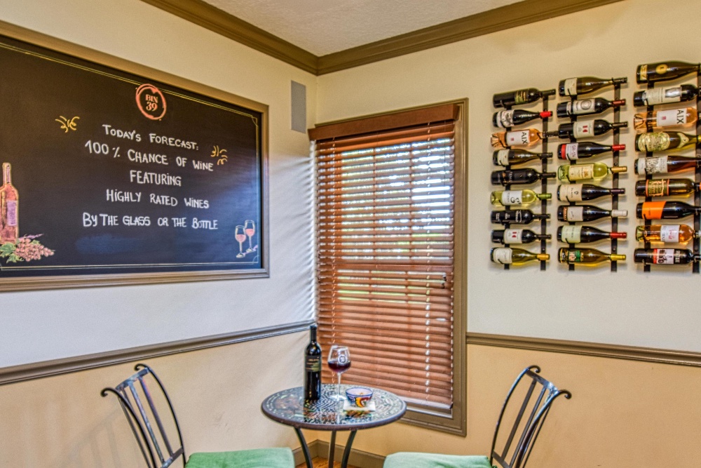 Bin 39 Wine Bar at St George Inn in St Augustine Florida