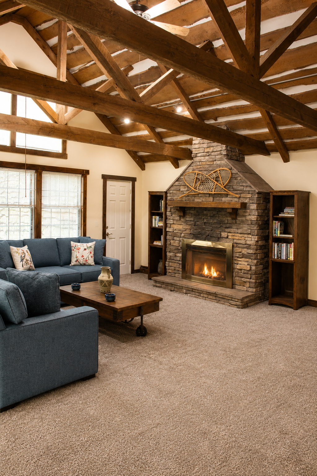 Suite living area at Inn at Lake Joseph