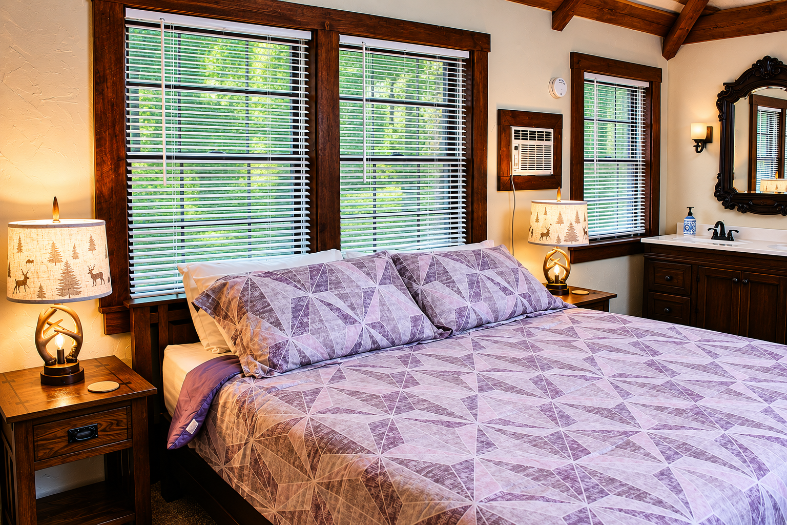 Deluxe suite at Inn at Lake Joseph near Bethel Woods
