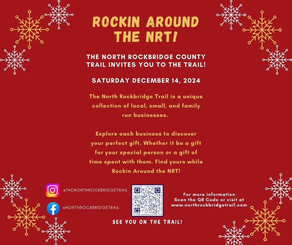 red background image with snowflakes