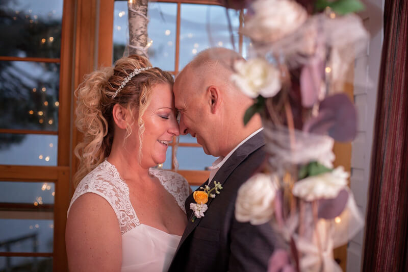 Elope Under Our Handmade Birch Arbor At Wolf Cove Inn