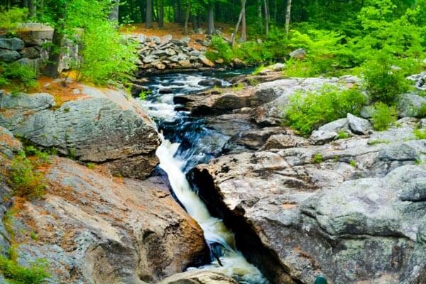 waterfalls in maine