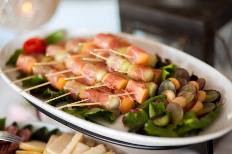 Prosciutto Melon Appetizer For Wedding Elopement Packages Reception