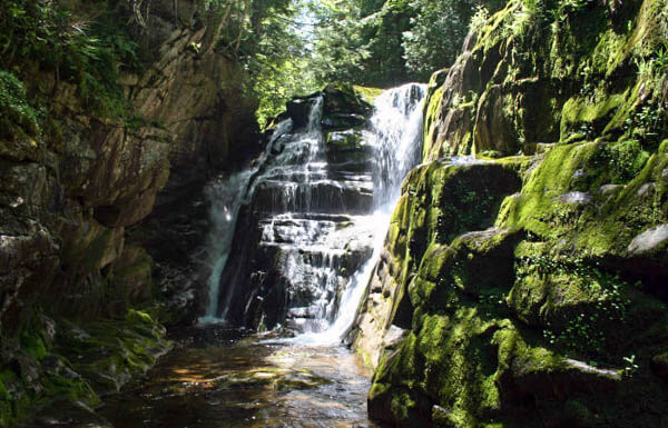 The Cataracts waterfalls in Northwestern Maine