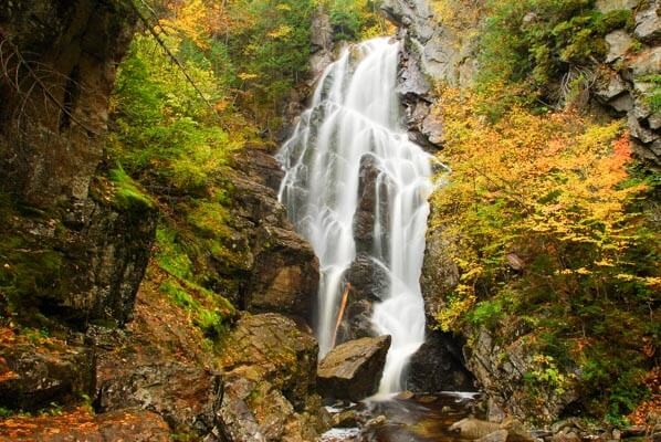 Angel Falls - one of the best Maine waterfalls